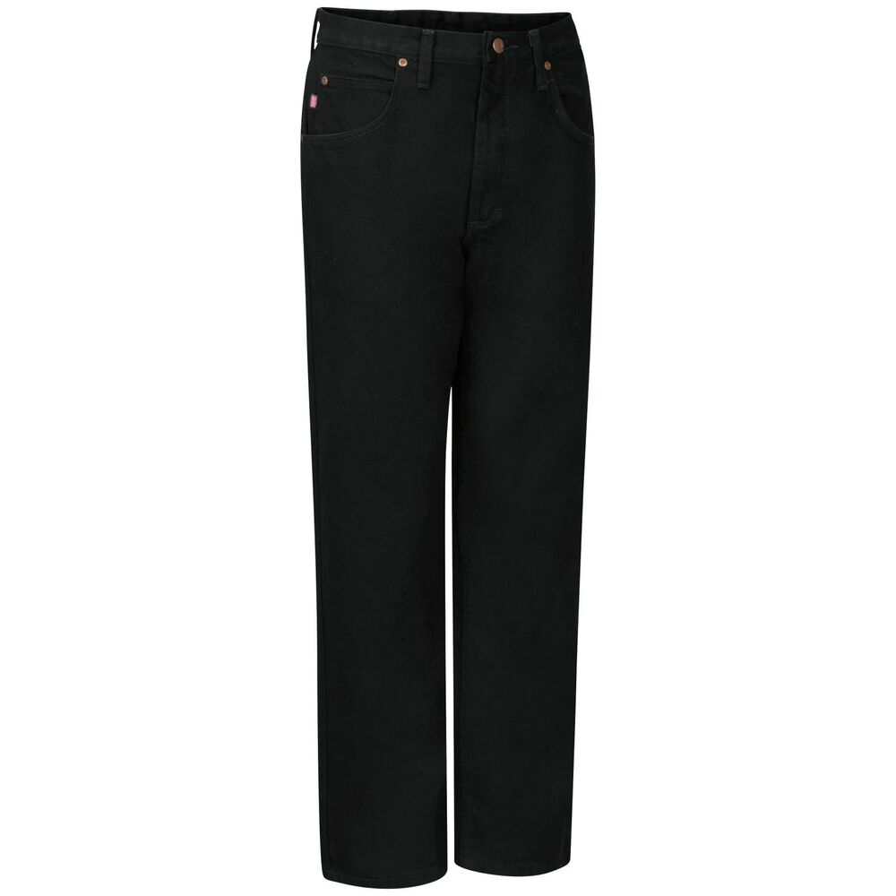 Red Kap Men Relaxed Fit Black Jean